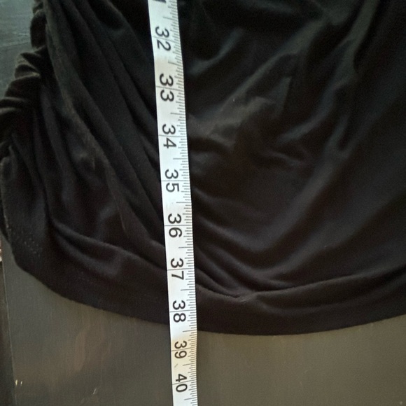 Torrid Sz 4 (Plus Sz US 4X) Super Soft Elbow Sleeve Bodycon Ruched Dress Black - Picture 14 of 15